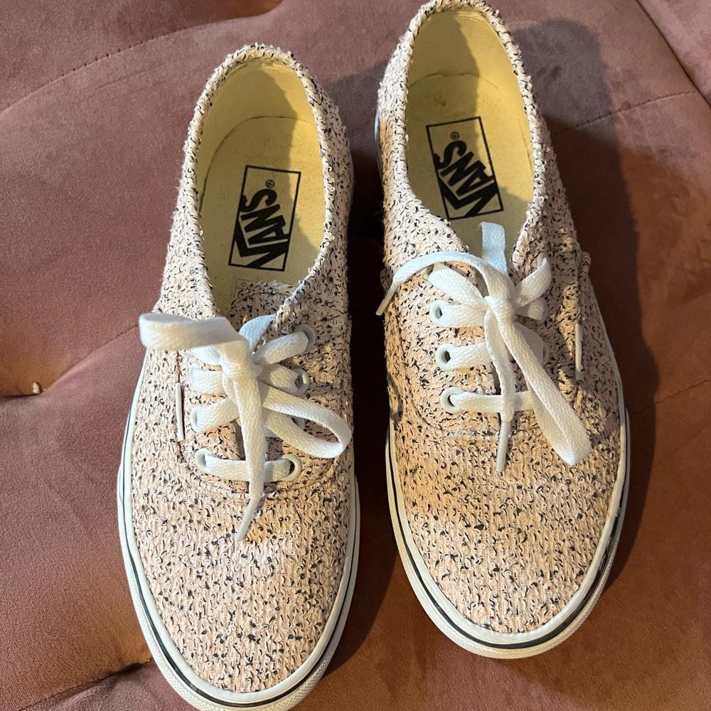 VANS Old Skool Pink Sweater Sneaker - Picture 3 of 6